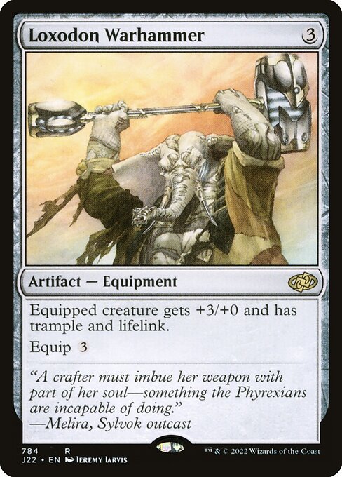 Loxodon Warhammer - Jumpstart 2022 Rare Card