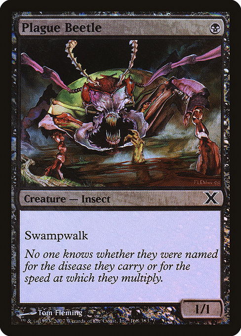 Plague Beetle - Tenth Edition Common Card