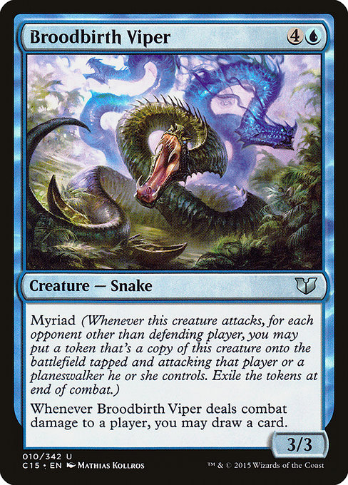 Broodbirth Viper - Commander 2015 Uncommon Card