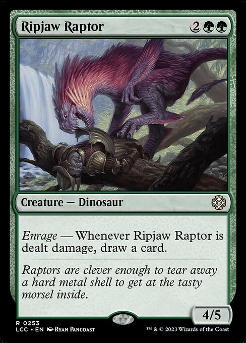 Ripjaw Raptor - The Lost Caverns of Ixalan Commander Rare Card