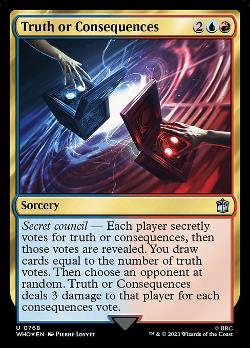 Truth or Consequences - Doctor Who Uncommon Card