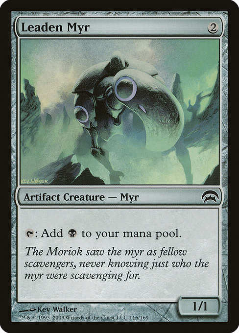 Leaden Myr - Planechase Common Card