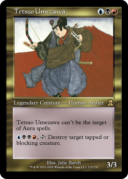 Tetsuo Umezawa - Masters Edition III Rare Card