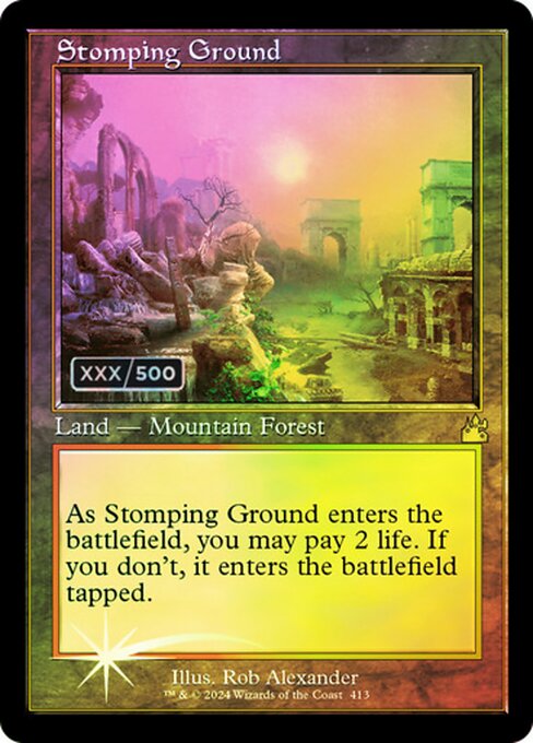 Stomping Ground - Ravnica Remastered Rare Card