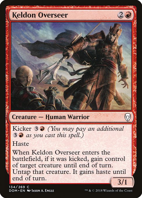 Keldon Overseer - Dominaria Common Card