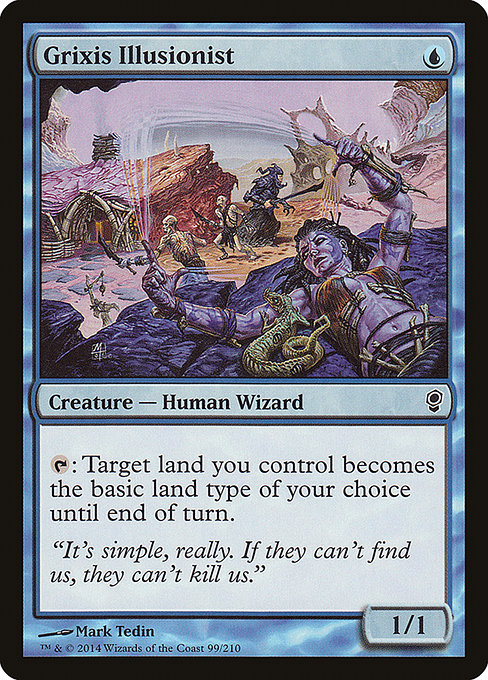 Grixis Illusionist - Conspiracy Common Card