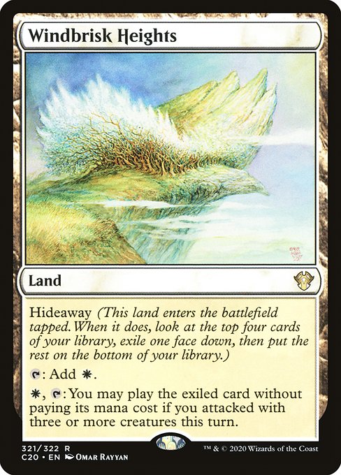 Windbrisk Heights - Commander 2020 Rare Card