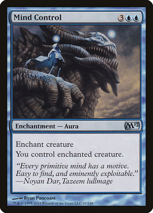 Mind Control - Magic 2012 Uncommon Card