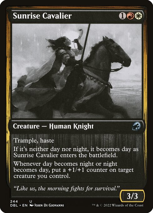 Sunrise Cavalier - Innistrad: Double Feature Uncommon Card