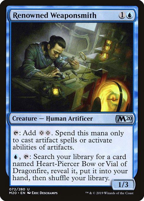 Renowned Weaponsmith - Core Set 2020 Uncommon Card