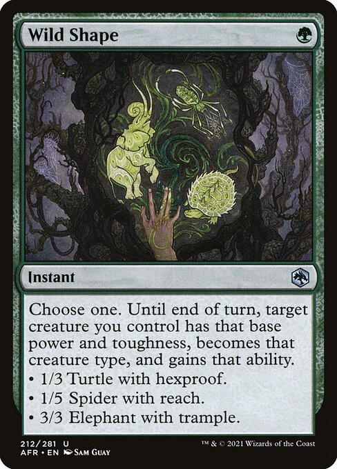 Wild Shape - Adventures in the Forgotten Realms Uncommon Card