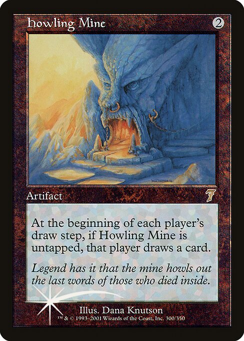 Howling Mine - Seventh Edition Rare Card
