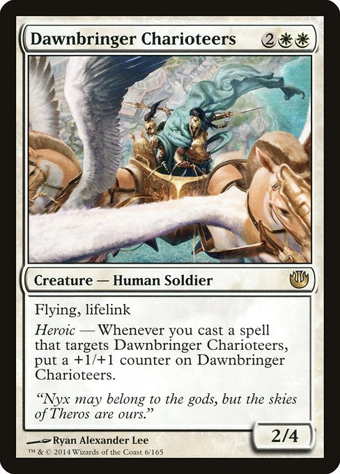 Dawnbringer Charioteers - Journey into Nyx Rare Card
