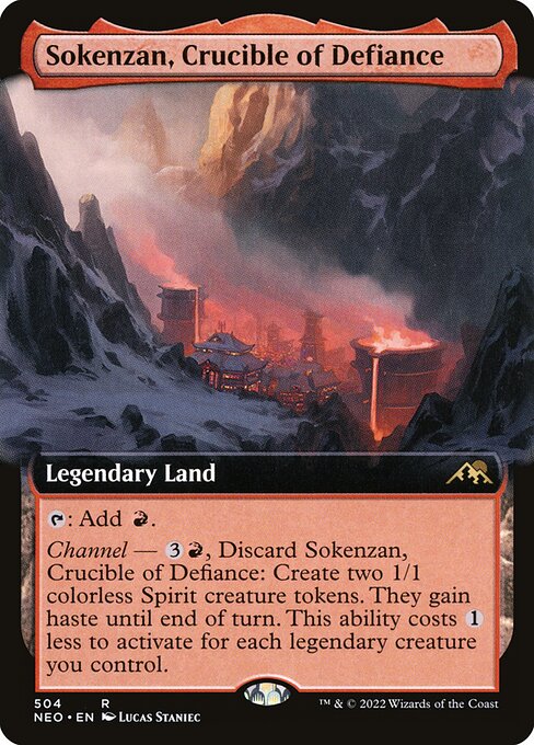 Sokenzan, Crucible of Defiance - Kamigawa: Neon Dynasty Rare Card