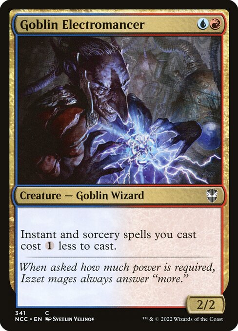 Goblin Electromancer - New Capenna Commander Common Card
