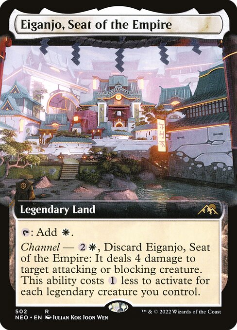 Eiganjo, Seat of the Empire - Kamigawa: Neon Dynasty Rare Card