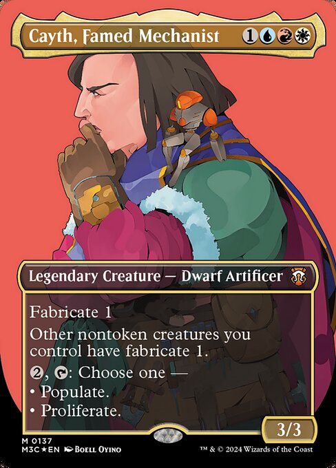 Cayth, Famed Mechanist - Modern Horizons 3 Commander Mythic Card