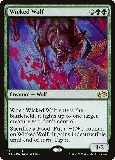 Wicked Wolf - Jumpstart 2022 Rare Card