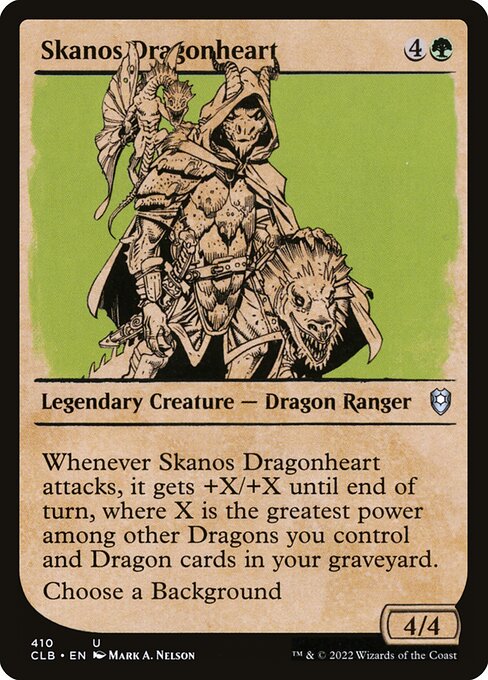 Skanos Dragonheart - Commander Legends: Battle for Baldur's Gate Uncommon Card