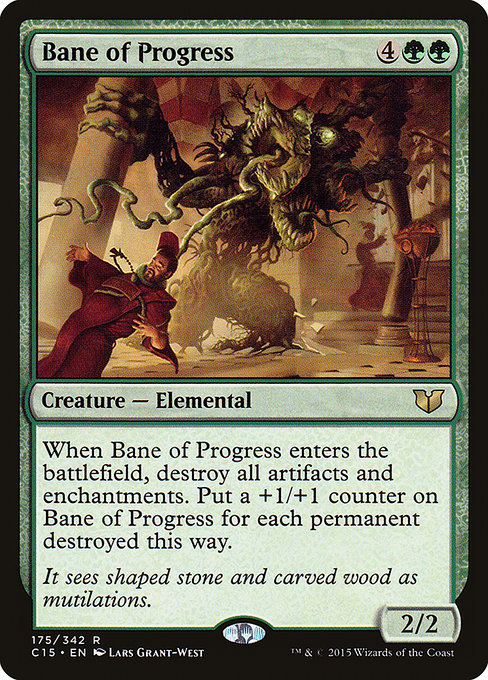Bane of Progress - Commander 2015 Rare Card