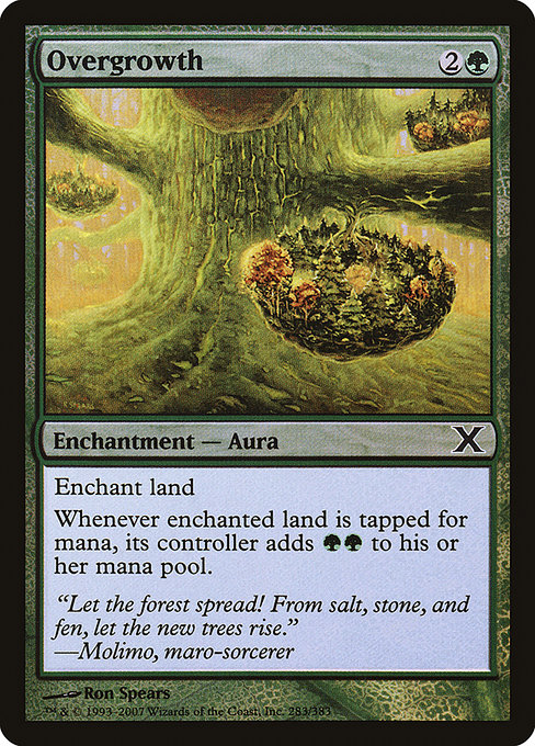 Overgrowth - Tenth Edition Common Card