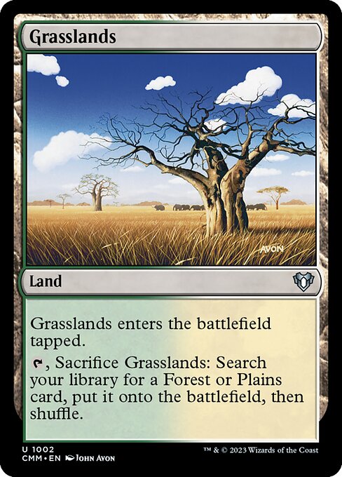 Grasslands - Commander Masters Uncommon Card