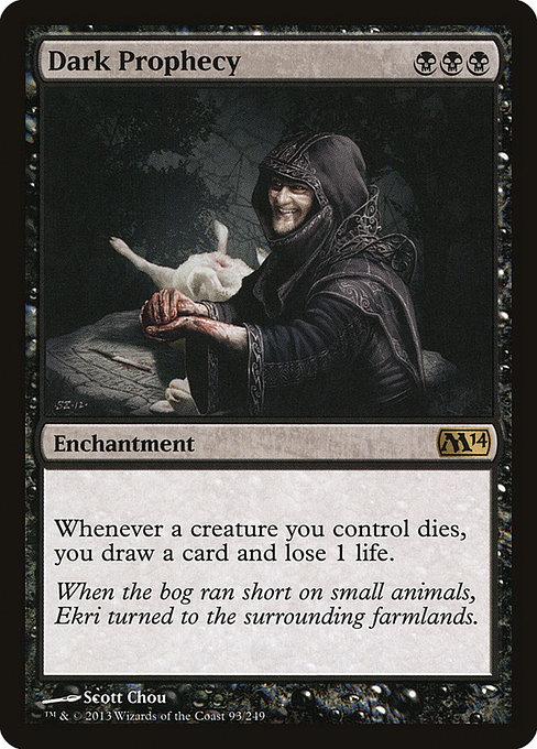 Dark Prophecy - Magic 2014 Rare Card