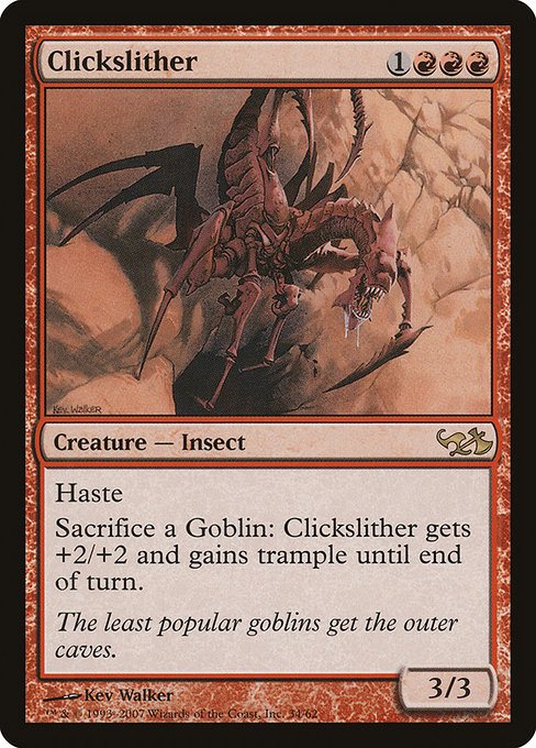 Clickslither - Duel Decks: Elves vs. Goblins Rare Card
