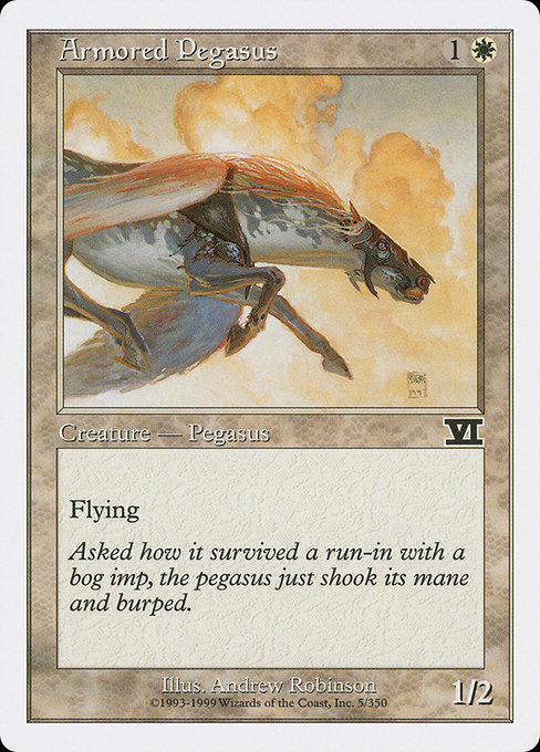 Armored Pegasus - Classic Sixth Edition Common Card