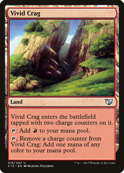 Vivid Crag - Commander 2015 Uncommon Card