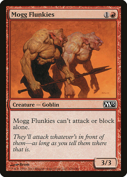 Mogg Flunkies - Magic 2013 Common Card
