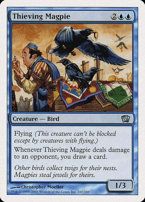 Thieving Magpie - Eighth Edition Uncommon Card