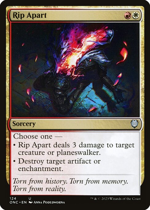 Rip Apart - Phyrexia: All Will Be One Commander Uncommon Card
