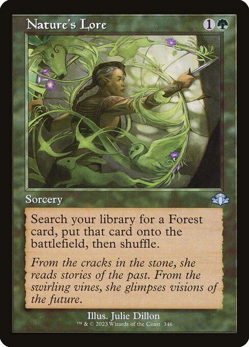 Nature's Lore - Dominaria Remastered Uncommon Card