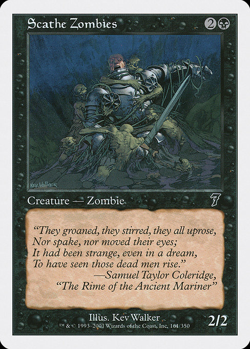 Scathe Zombies - Seventh Edition Common Card