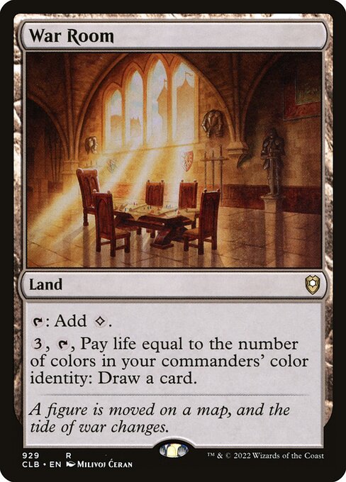 War Room - Commander Legends: Battle for Baldur's Gate Rare Card