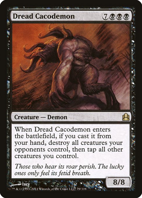 Dread Cacodemon - Commander 2011 Rare Card