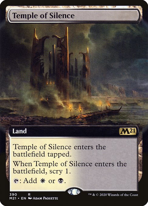 Temple of Silence - Core Set 2021 Rare Card