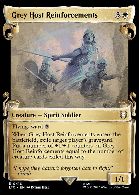 Grey Host Reinforcements - Tales of Middle-earth Commander Rare Card