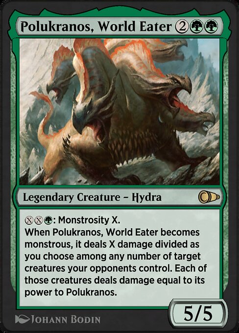 Polukranos, World Eater - Pioneer Masters Rare Card