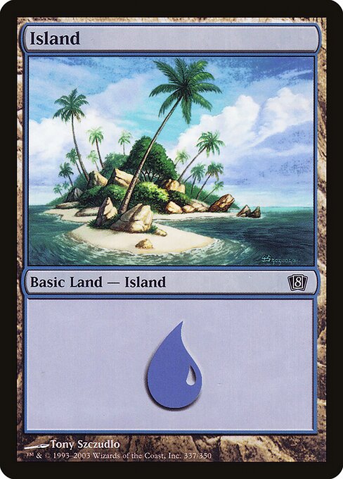 Island - Eighth Edition Common Card