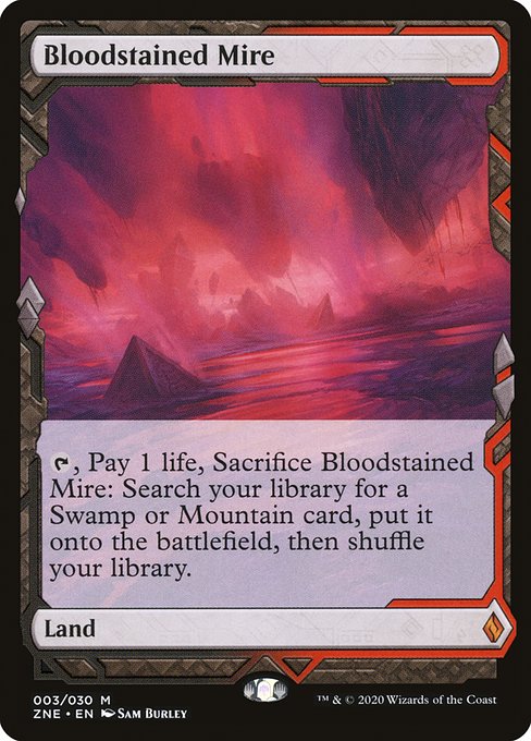 Bloodstained Mire - Zendikar Rising Expeditions Mythic Card