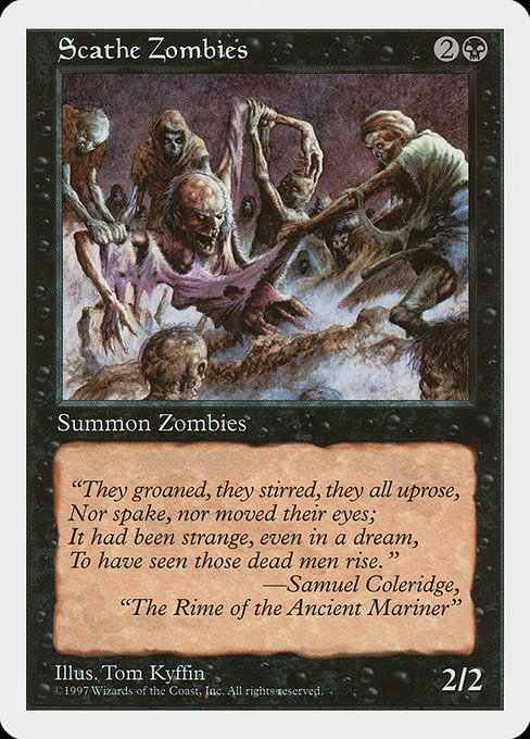 Scathe Zombies - Fifth Edition Common Card
