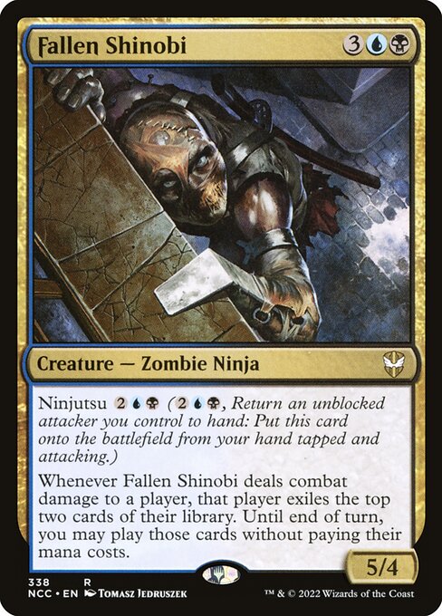 Fallen Shinobi - New Capenna Commander Rare Card