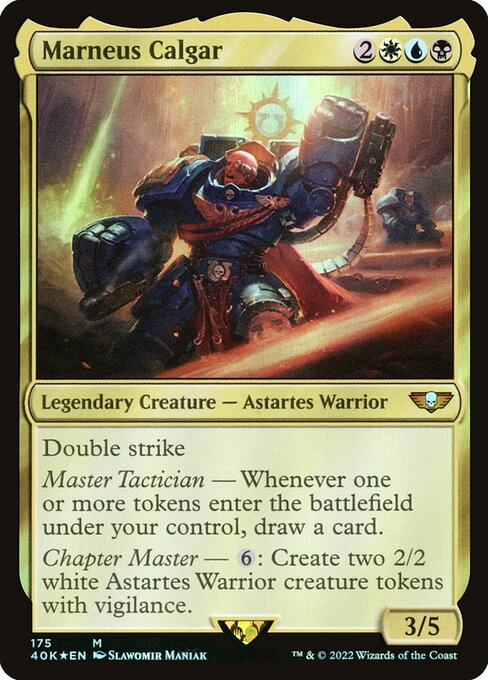 Marneus Calgar - Warhammer 40,000 Commander Mythic Card