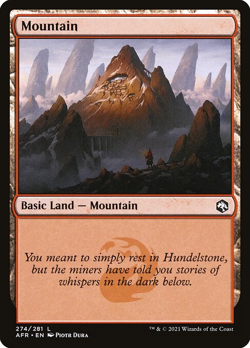 Mountain - Adventures in the Forgotten Realms Common Card