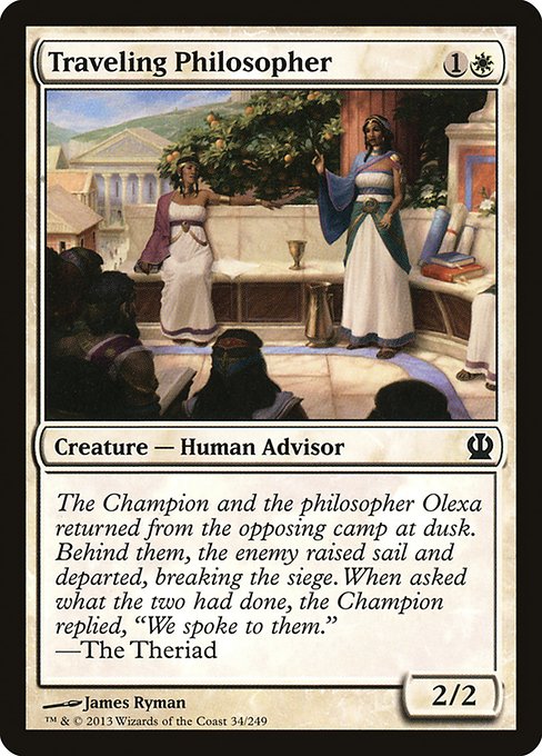 Traveling Philosopher - Theros Common Card