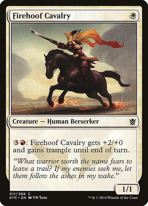 Firehoof Cavalry - Khans of Tarkir Common Card