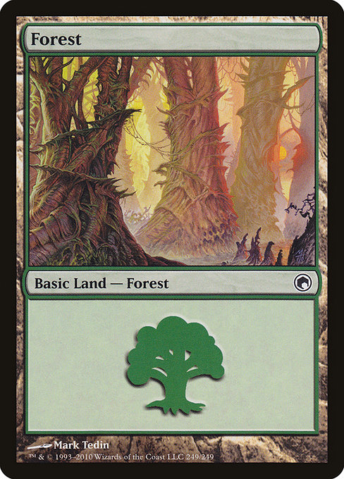 Forest - Scars of Mirrodin Common Card