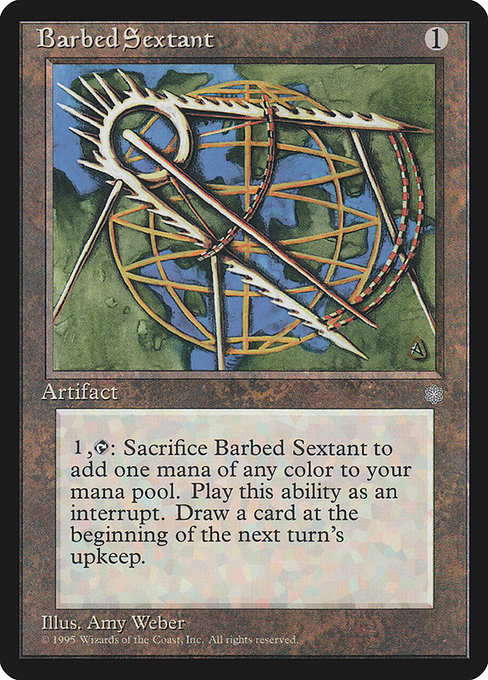 Barbed Sextant - Ice Age Common Card